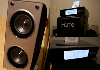 Illustration for article titled iPod Dock Bracket, iLive Studio vs. iHome iH52